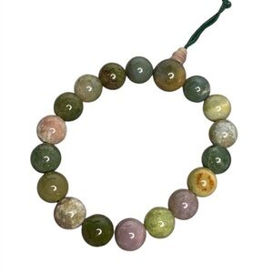 Multicolor Agate Stone Beaded Bracelet
